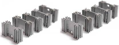 ERHIndia Aluminum Heatsink for IC,MOSFET,Trasistor, SCR etc. pack of 10 Alternative Energy Electronic Hobby Kit