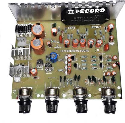 rECORD 200W+200W WATTS STK 4141 STEREO AUDIO AMPLIFIER BOARD Sound Recorder and Sound Circuit Electronic Hobby Kit