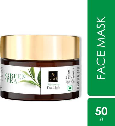 GOOD VIBES Rejuvenating Face Mask - Green Tea (50 g)