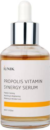 iUNIK Propolis Vitamin Synergy Serum with natural ingredients with Propolis extract & Hippophae rhamnoides fuit extract - Skin soothing + Nutrition + Vitality at once - 1.71 OZ