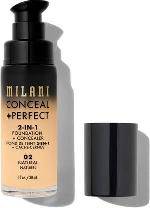 MILANI Conceal + Perfect 2-In-1 Foundation + Concealer - 02 Natural Foundation