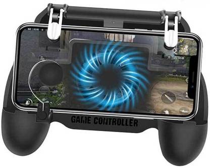 Whelked Best Buy Pubg Power bank Trigger Controller, Mobile Gamepad 4 Fingers Pubg Game Assistant with Highly Sensitive Triggers Left and Right Fast Shooting with Pubg
