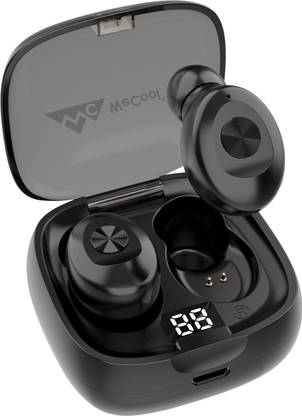 WeCool Moonwalk M1 Bluetooth Earbuds with 20 hours play time and Digital Display Charging Case, Bluetooth headset with Mic, Bluetooth Headphones (M1v2) Bluetooth