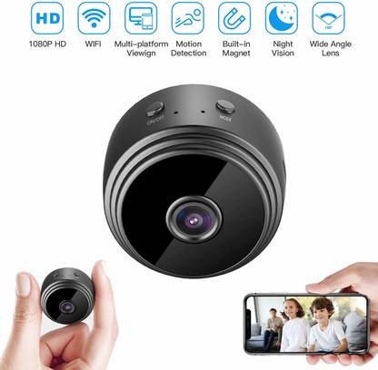 JRONJ Mini Spy Hidden Magnet Camera WiFi Hidden Wireless HD Night Vision Security Camera