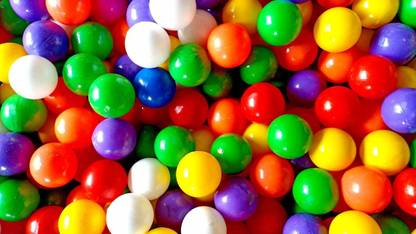 SHIVAY FASHION Large Size Multi-colored Balls for Ball Pool, Swimming Pool for Kids (7 cms 50 Multi-colored balls)