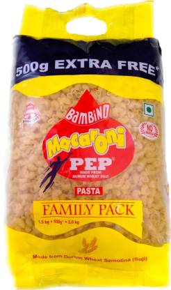 Bambino Macaroni Family Pack (1500g + 500g Extra Free) Elbow Macaroni Pasta