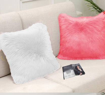 PICKKART Microfibre Cushion Pack of 2 Solid