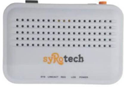 Syrotech SY-GPON-1000R-DONT 0 Mbps Router (White, Single Band) Router 2.4 GHz 0 Mbps Wifi Speed Single Band Ethernet (Cable Broadband)