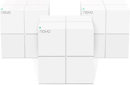 TENDA Nova MW6(3-Pack) Whole Home Mesh Router WiFi System Coverage up to 6 Mesh Router 5 GHz 1200 Mbps Wifi Speed Dual Band Internal & External Antenna Access Point Mode