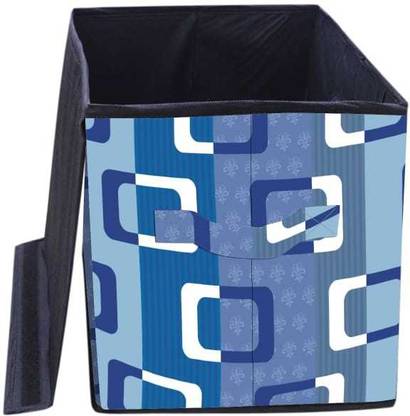 nav creation PVC Multi Block Printed Laminated Non-woven Storage box Storage Box