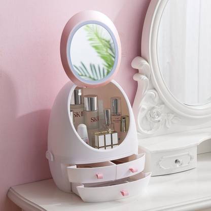 CALOBIRD LED LIGHT MAKEUP BOX Makeup, Cosmetic, Jewelry Vanity Box