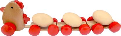 Little Genius Pulling Duck Rolling Egg