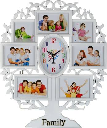 Att'z Analog 58 cm X 48 cm Wall Clock