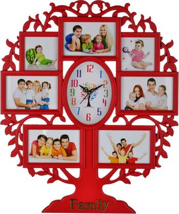 Att'z Analog 58 cm X 48 cm Wall Clock