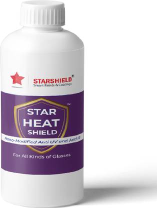 StarShield Sun control anti Heat Transparent IR UV Coating for Glasses & Windows- Star Heat Shield Blueish Functional Wall Paint