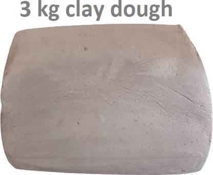 Onlinch Earthen Clay / Grey Terracotta Clay Ready to Use Natural Clays Art Clay
