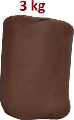 Onlinch Red/Brown Terracotta Clay, Ready to Use 100% Natural clay, Air-Dry Clay Art Clay