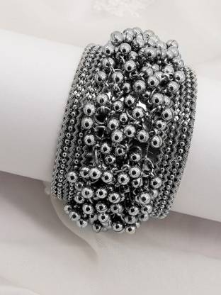 YUVAANSH COLLECTION Silver Bangle