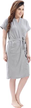 lacylook Grey Large Bath Robe
