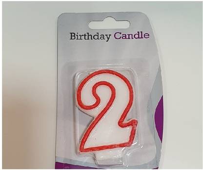 gorgeous moment stylish 2 number candle-hunm Candle