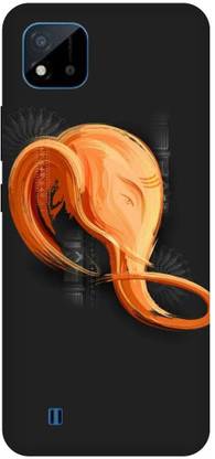 Bluvver Back Cover for Realme C20,RMX3061, Printed Ganesh Ji,Ganpati Mobile Back Cover