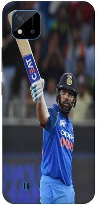 Bluvver Back Cover for Realme C20,RMX3061, Printed Rohit Sharma Back Cover