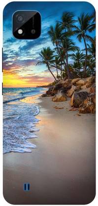 Bluvver Back Cover for Realme C20,RMX3061, Printed Landscape Nature Back Cover