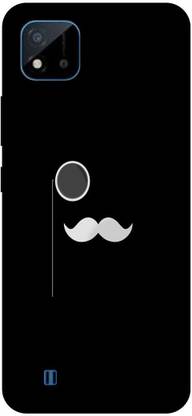 Bluvver Back Cover for Realme C20,RMX3061, Printed Hipster Indigo Back Cover