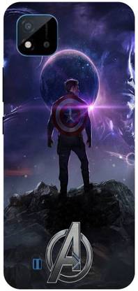 Bluvver Back Cover for Realme C20,RMX3061, Printed Avenger Mobile Back Cover