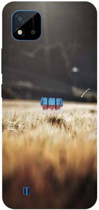 Bluvver Back Cover for Realme C20,RMX3061, Printed Pubg Game Back Cover