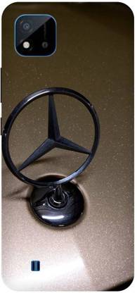 Bluvver Back Cover for Realme C20,RMX3061, Printed Mercedes Logo Back Cover