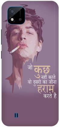 Bluvver Back Cover for Realme C20,RMX3061, Printed Attitude Images Back Cover