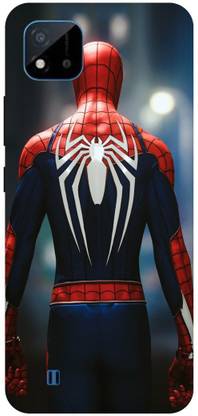 Bluvver Back Cover for Realme C20,RMX3061, Printed Spiderman,Marvel Mobile Back Cover