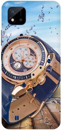 Bluvver Back Cover for Realme C20,RMX3061, Printed Watch Back Cover