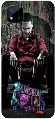 Bluvver Back Cover for Realme C20,RMX3061, Printed Joker Back Cover