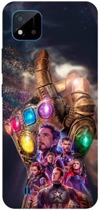 Bluvver Back Cover for Realme C20,RMX3061, Printed Avengers,IronMan Mobile Back Cover