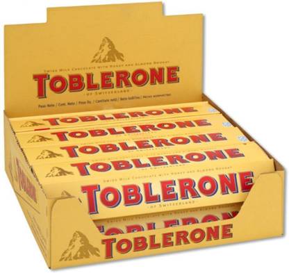 Toblerone Swiss Made Milk Chocolate, 100g (Pack of 20)(impoeted) Bars