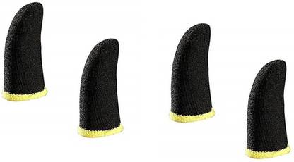 AKM BLACK2406 PUBG - Thumb Sleeve, Sweat Proof, Gaming Accessory kit (Pack of 2) Finger Sleeve