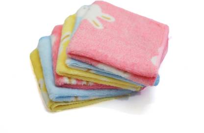 jss क्रिएशन Kids Super Soft Fabric Face Towel Multicolor Printed रूमाल