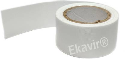 Ekavir PTFE Coated Fabric Non Adhesive High Temperature Teflon Tape for Sealing Machine; Vacuum; Hand and Impulse Sealers, 10 m Filament Tape