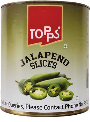 Topps Jalapeno Slices, 3.1Kgs | Pizza, Nachos, Salads & Burger Toppings Jalapenos
