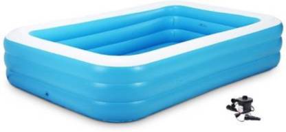 USTAR PREMIUM (10EET VIREX USA *3) JUMBO PREMIUM 10 FEETS LENGTH AND 6 FEETS WIDTH ,3 LAYERS FULL FAMILY SIZE RECTANGULAR WATER BATH SWIMMING POOL FOR KIDS AND ADULTS WITH DRAINAGE VALVE AT THE BOTTOM. BEST SELLER ,PEOPLE CHOICE 10FEETS JUMBO FAMILY WATER SWIMMING POOL FOR ALL AGE GROUP FAMILY MEMBERS. Inflatable Swimming Pool WITH electric air pump (Blue) Inflatable Swimming Pool, Inflatable Toy Pump (Blue) Inflatable Swimming Pool, Inflatable Toy Pump