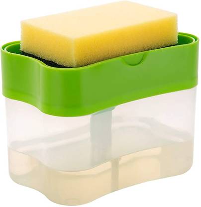ATSUN Smarty 2 in 1 Soap Dispenser for Dishwasher Liquid Holder Dishwash Bar