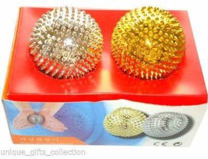 h&d craft ZSDV=455 (PACK OF 2)Hand Massage Ball Body ZDVJ=5C Acupressure Magnetic Spiky Massage Acupuncture Pain Massager