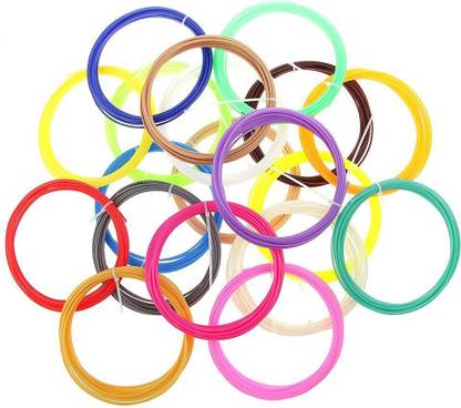 FATFISH 3D Pen/3D  20 Color 320 Feet, 1.75mm High-Precision Diameter PLA Filament Refills for 3D Pen Printer Filament