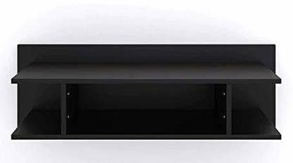 Umar Enterprises Wall T.V Set up box stand MDF Wall wifi stand MDF Wall hanging mounted floating Wall T.V entertainment set up box stand MDF MDF (Medium Density Fiber) Wall Shelf