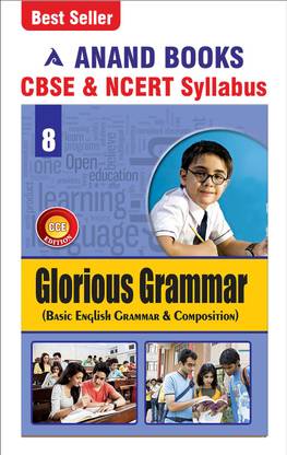 Anand Books Glorious Grammar 8 English Grammar & Composition Book For Class 8th CBSE & NCERT Syllabus U.P. Board