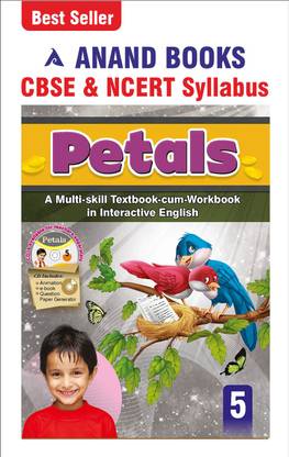 Anand Books Petals 5 English Coursebook For Class 5th (CBSE & NCERT Syllabus U.P. Board)