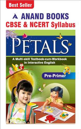 Anand Books Petals Primer English Coursebook For UKG (CBSE & NCERT Syllabus U.P. Board)
