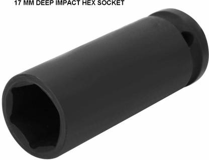 AUTOFIT HEAVY DUTY 17 MM 1/2" SQUARE DRIVE DEEP IMPACT HEX SOCKET Socket Set